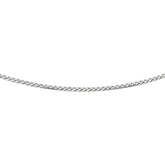 Silver 3.2mm Semi-Solid Wheat 18 Chain with Lobster Lock